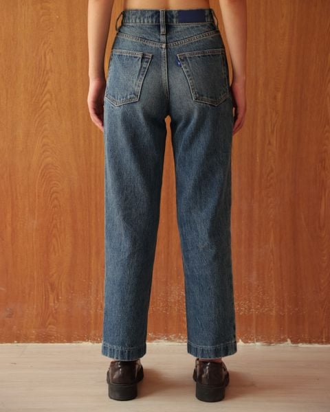 Quần Dad Jeans - Indigo Wash