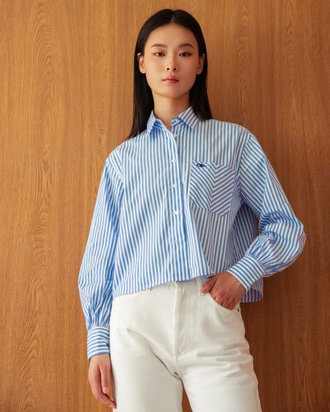 Áo Urban Shirt - Sky Blue Stripe