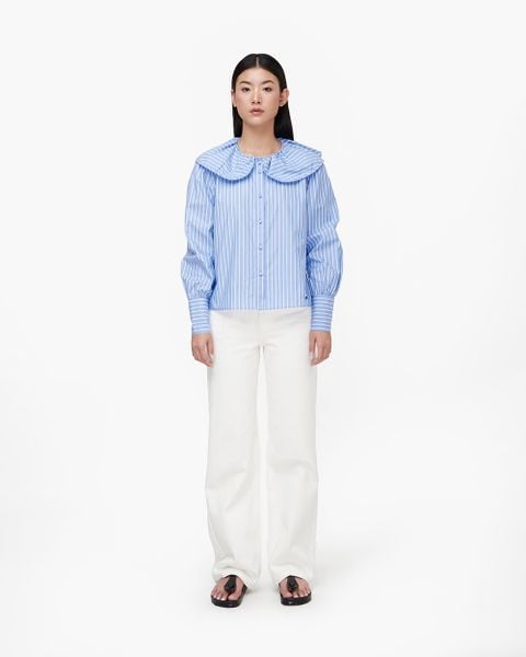 Blue Girl Blouse - CCR Blue Stripe