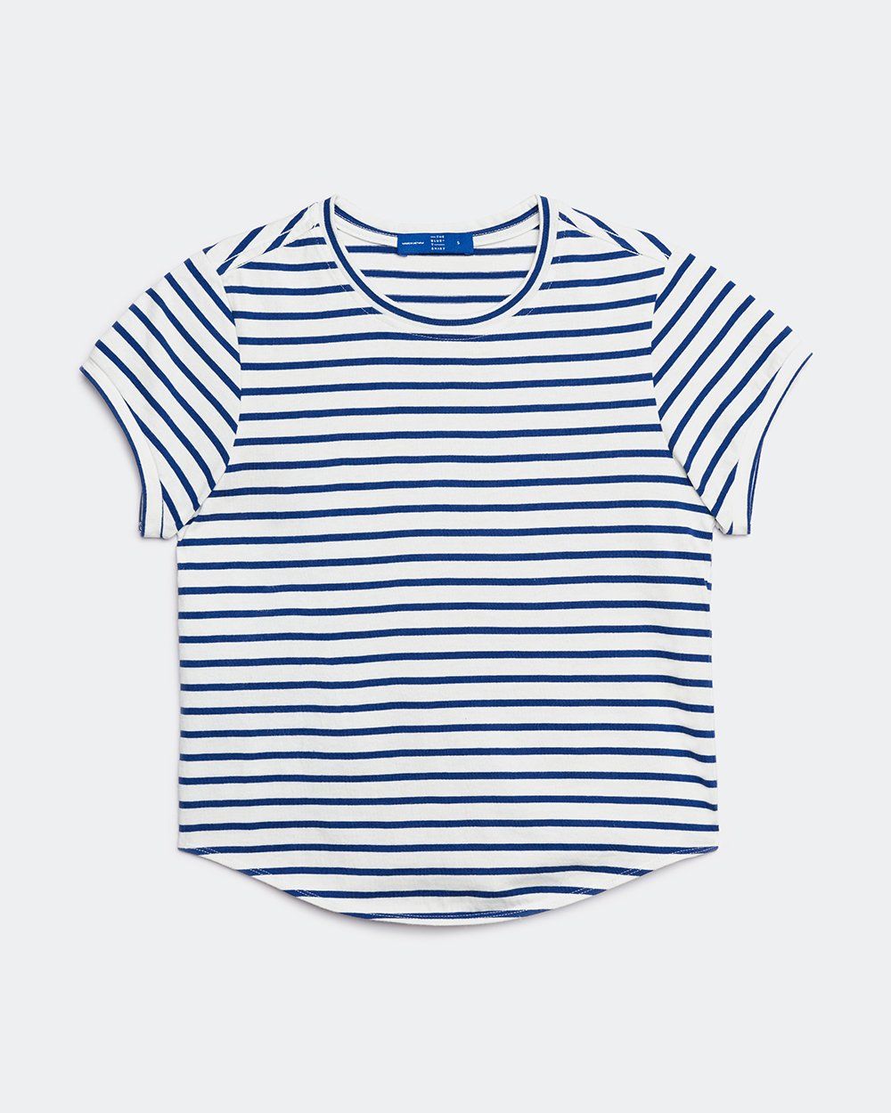 1990s T-shirt - Signature Blue Stripe