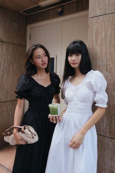Đầm Country Dress - White Poplin