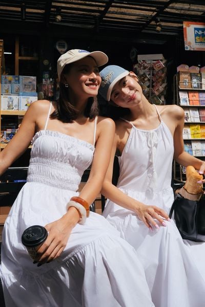 Đầm Harper Dress - White Poplin
