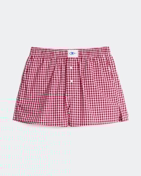 Quần The Boxer - Red Gingham