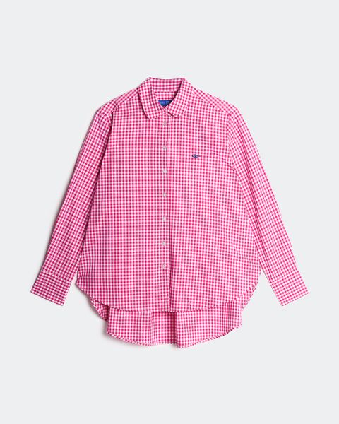 Áo Miss Oversize Shirt - True Pink Gingham