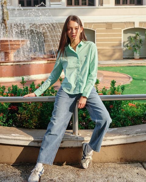 Áo Ultimate Classic Shirt - Pearl Green Gingham