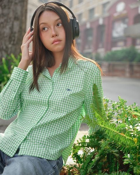 Áo Ultimate Classic Shirt - Pearl Green Gingham