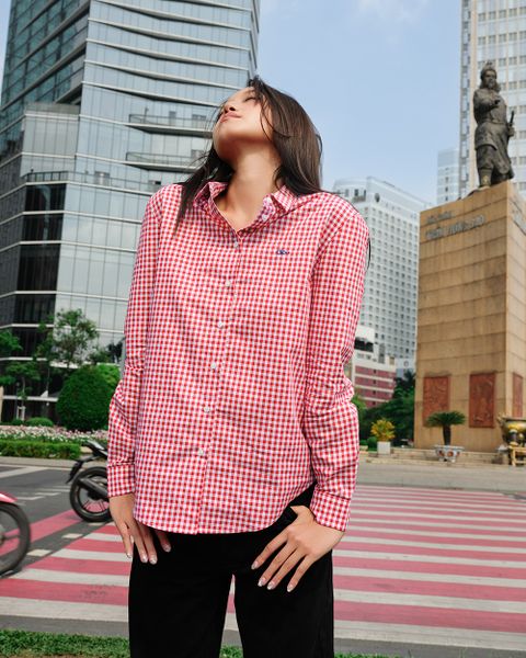 Áo The A Classic Shirt - Red Gingham