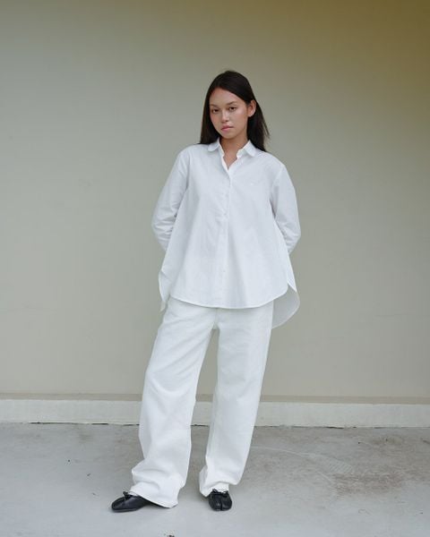 Áo Miss Oversize Shirt - White