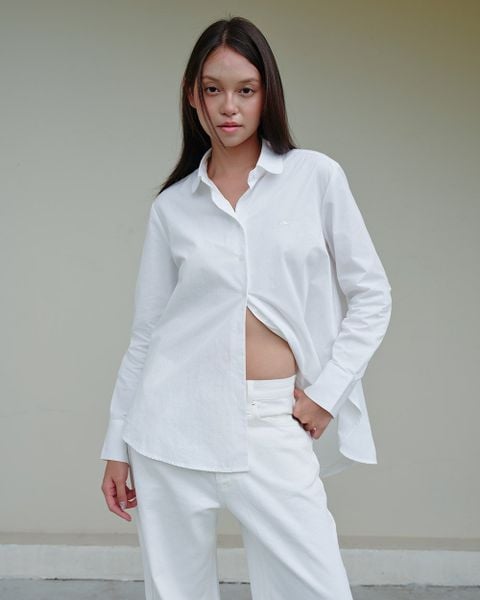 Áo Miss Oversize Shirt - White