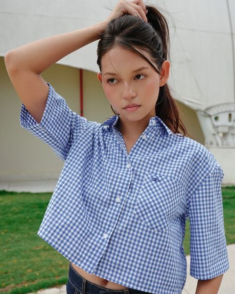 Áo NewYork Shirt - Ocean Blue Gingham