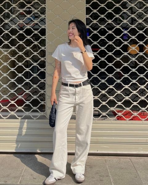 Quần The Original Grandpa Jeans - White Vintage