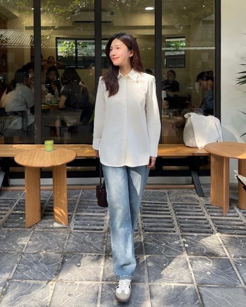 Áo Standard Lux Shirt - Ivory White