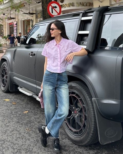 Quần Dad Jeans - Indigo Wash