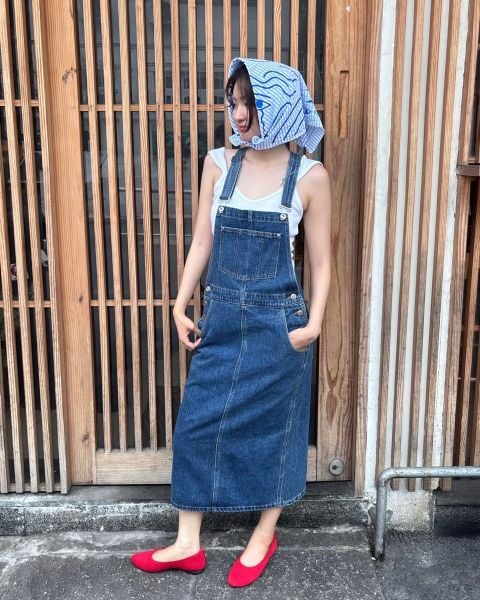 Váy Yếm Miss Overall - OG Blue