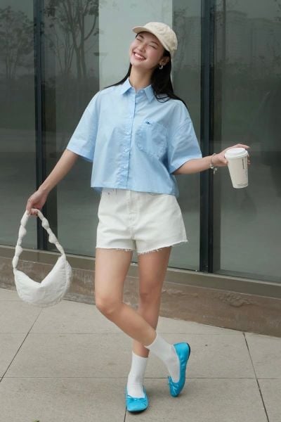 Quần Golden Hour Shorts - Modern White