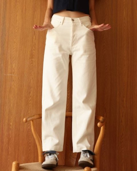 Quần The Original Dad Jeans - White Vintage