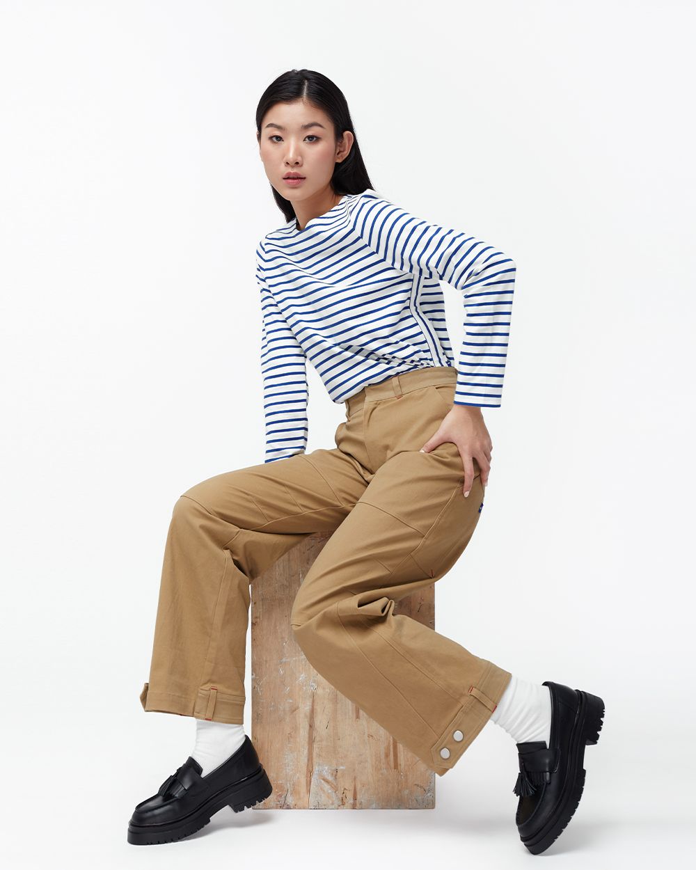 Khaki Work Pants Brown TheBlueTshirt