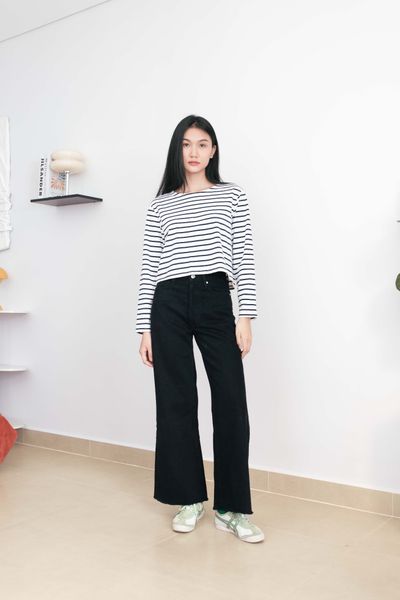 Áo Thun Sọc New Favorite Tee - White Navy Stripe