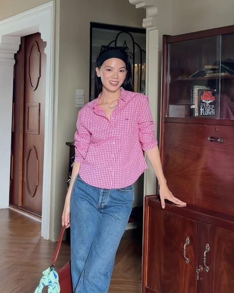 Áo Ultimate Classic Shirt - True Pink Gingham