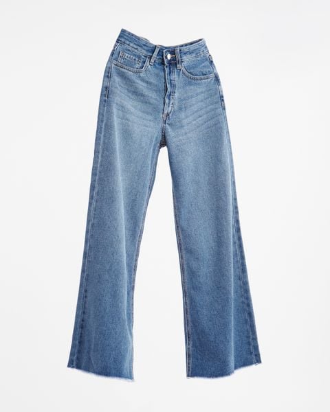 Quần City Wide Leg Jeans - True Wash