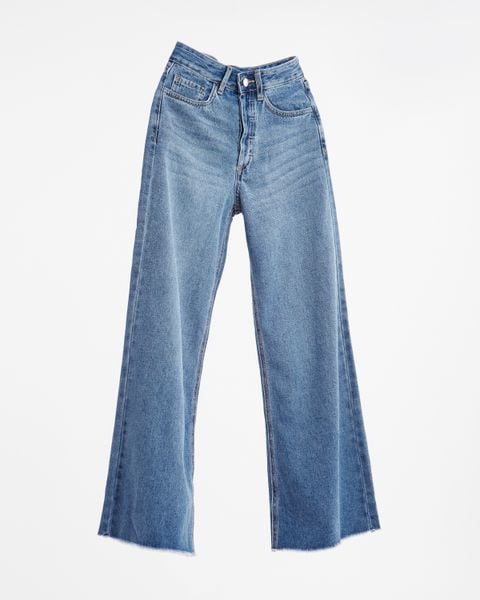 City Wide Leg Jeans - True Wash