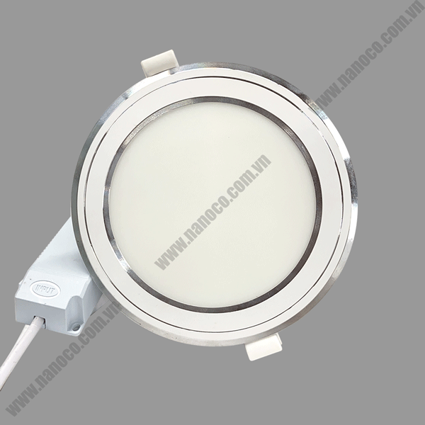 Đèn LED Downlight siêu mỏng viền bạc Nanoco IP20 NSD093S110