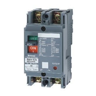 Cầu dao tổng MCCB 2P 60A Panasonic BBW260Y