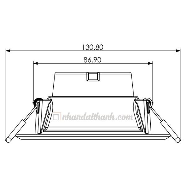 Đèn Led Downlight đổi màu Panasonic NNNC7646288 15W