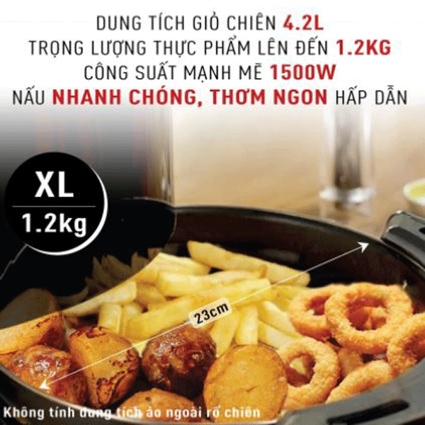 Nồi chiên không dầu Tefal EY201815