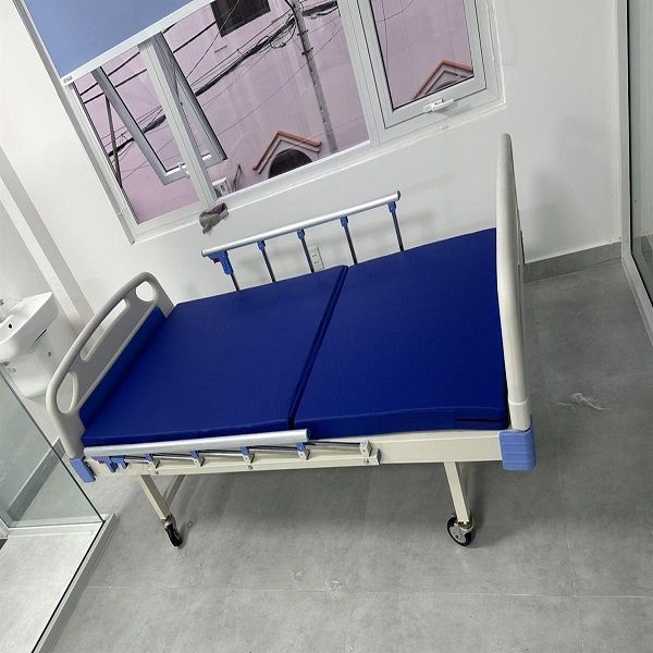 Giường y tế 01 tay quay, trọn bộ