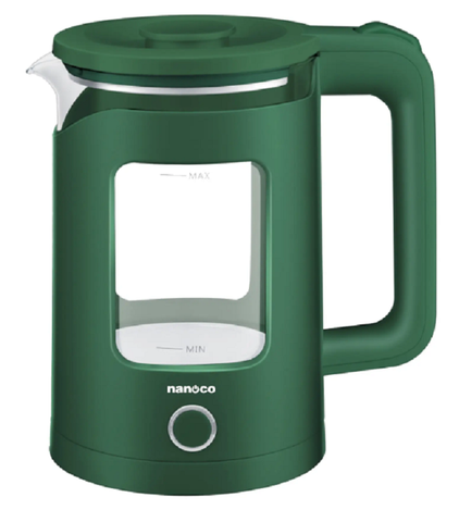 Bình đun siêu tốc Nanoco NKT1761G (Xanh lá)