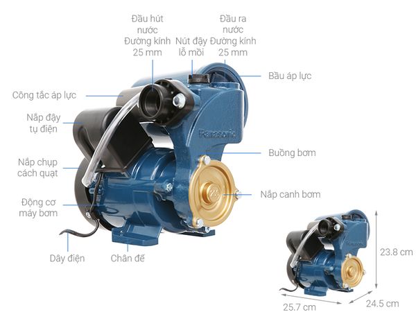 Máy bơm tăng áp Panasonic A-200JAK