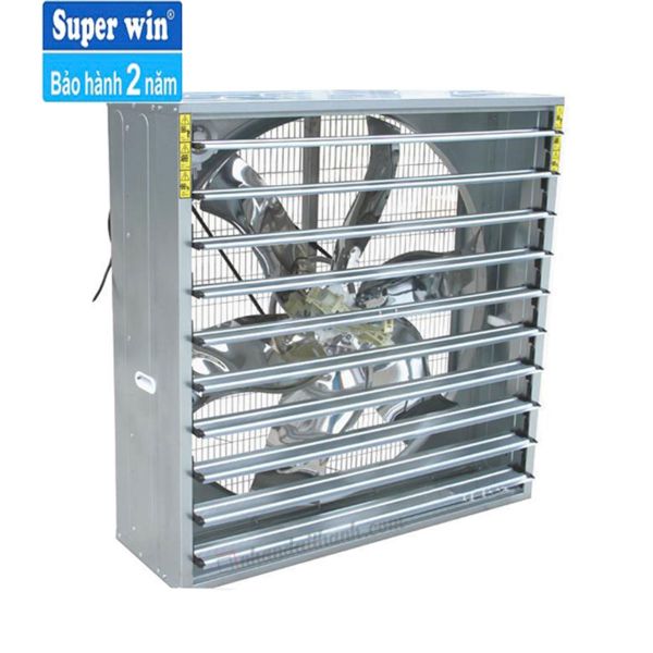 Quạt thông gió vuông gián tiếp lá sách Super Win SPW 1380 380V
