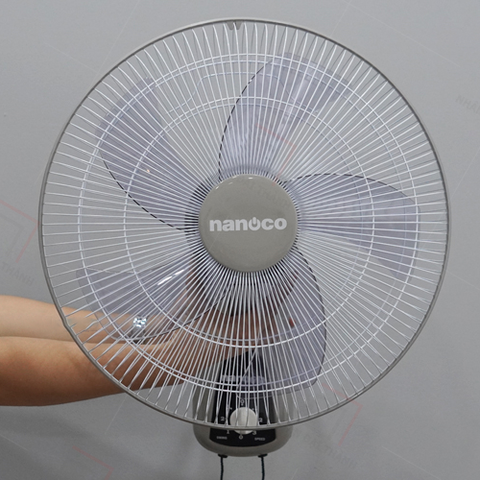 Quạt treo tường Nanoco NWF1604G Màu Xám