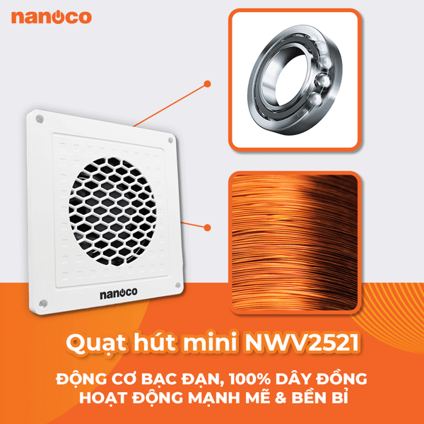 Quạt hút mini Nanoco NMV1421