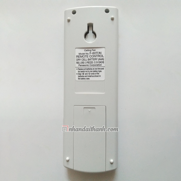 Remote điều khiển quạt trần Panasonic F-60TDN 60TDN1610ZM