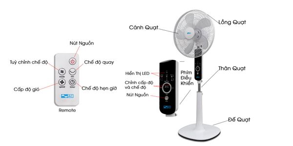 Quạt đứng AC ASF02A165