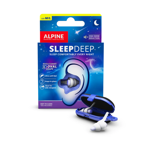 Bịt tai chống ồn cao cấp khi ngủ Alpine Sleep Deep Hà Lan chính hãng