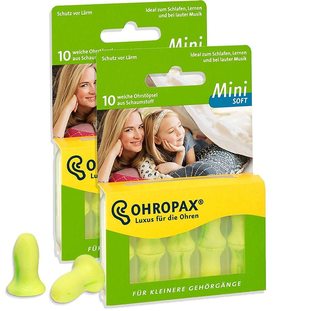Bộ 5 bịt tai chống ồn Đức Ohropax Mini Soft nữ/trẻ em