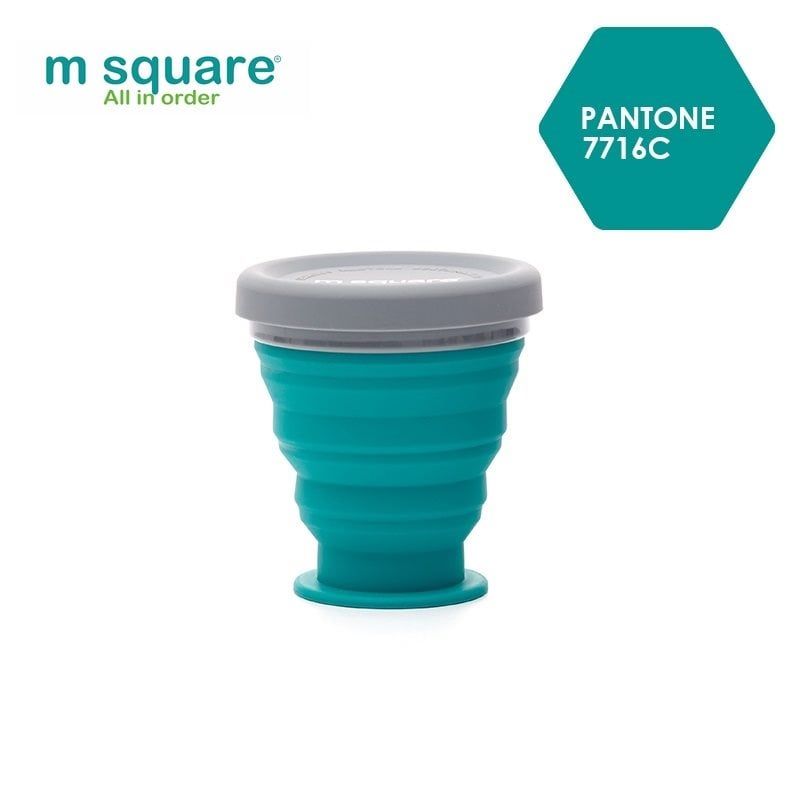 Cốc du lịch Silicon gấp gọn Msquare 9.3CM