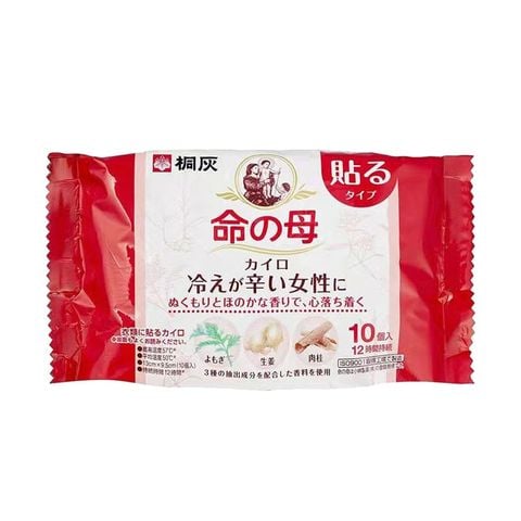 Combo 10 miếng dán giữ nhiệt Made In Japan dán lưng, bụng - ngải, gừng, quế- 12 tiếng