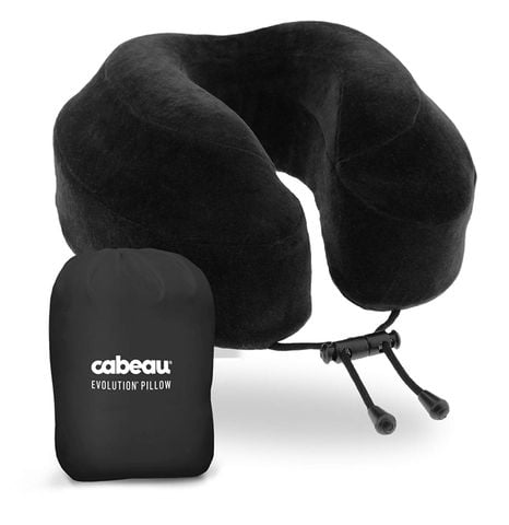 Gối ngủ máy bay Cabeau Evolution Travel Pillow đen