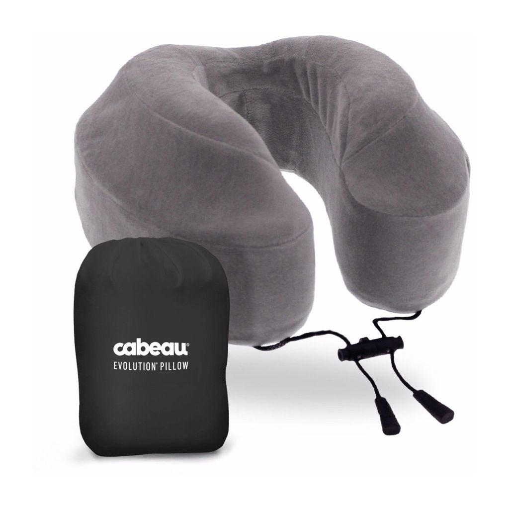 Gối cổ đi máy bay  Cabeau Evolution Travel Pillow xám