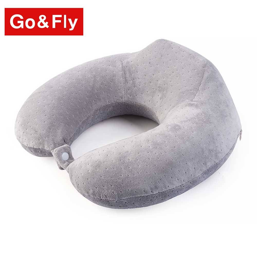 Gối chữ u cao su non GoandFly xám