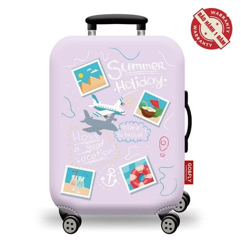 Túi bọc vali chống trầy Go&Fly Summer (Vải dày) size 20 24 28 30
