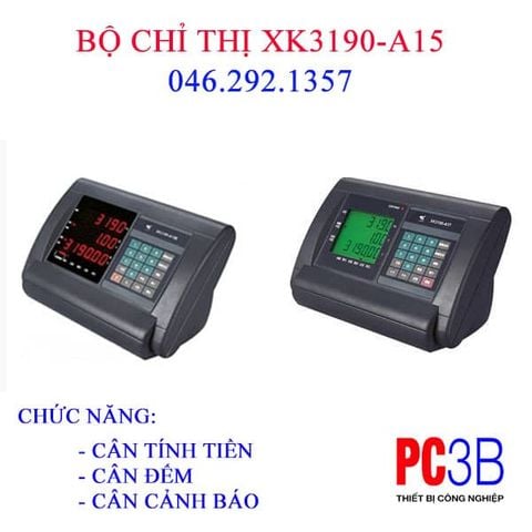 Đầu cân A15 - Bộ chỉ thị XK3190-A15 - Đầu cân tính tiền và đếm sản phẩm