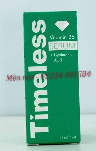 Timeless - Vitamin B5 Serum + Hyaluronic Acid - 30ml