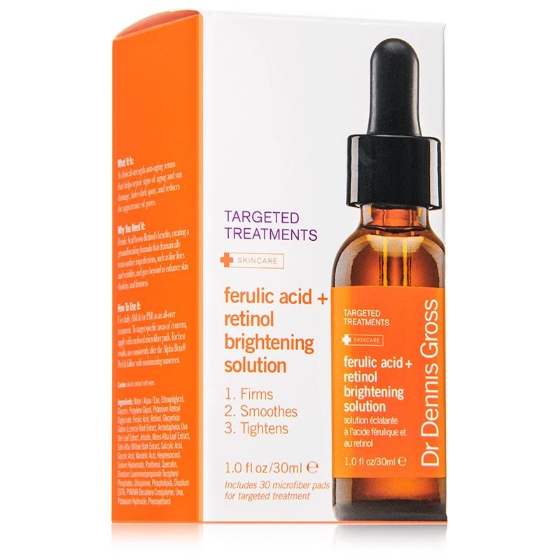 Dr. Dennis Gross Skincare Ferulic Acid + Retinol Brightening Solution ...