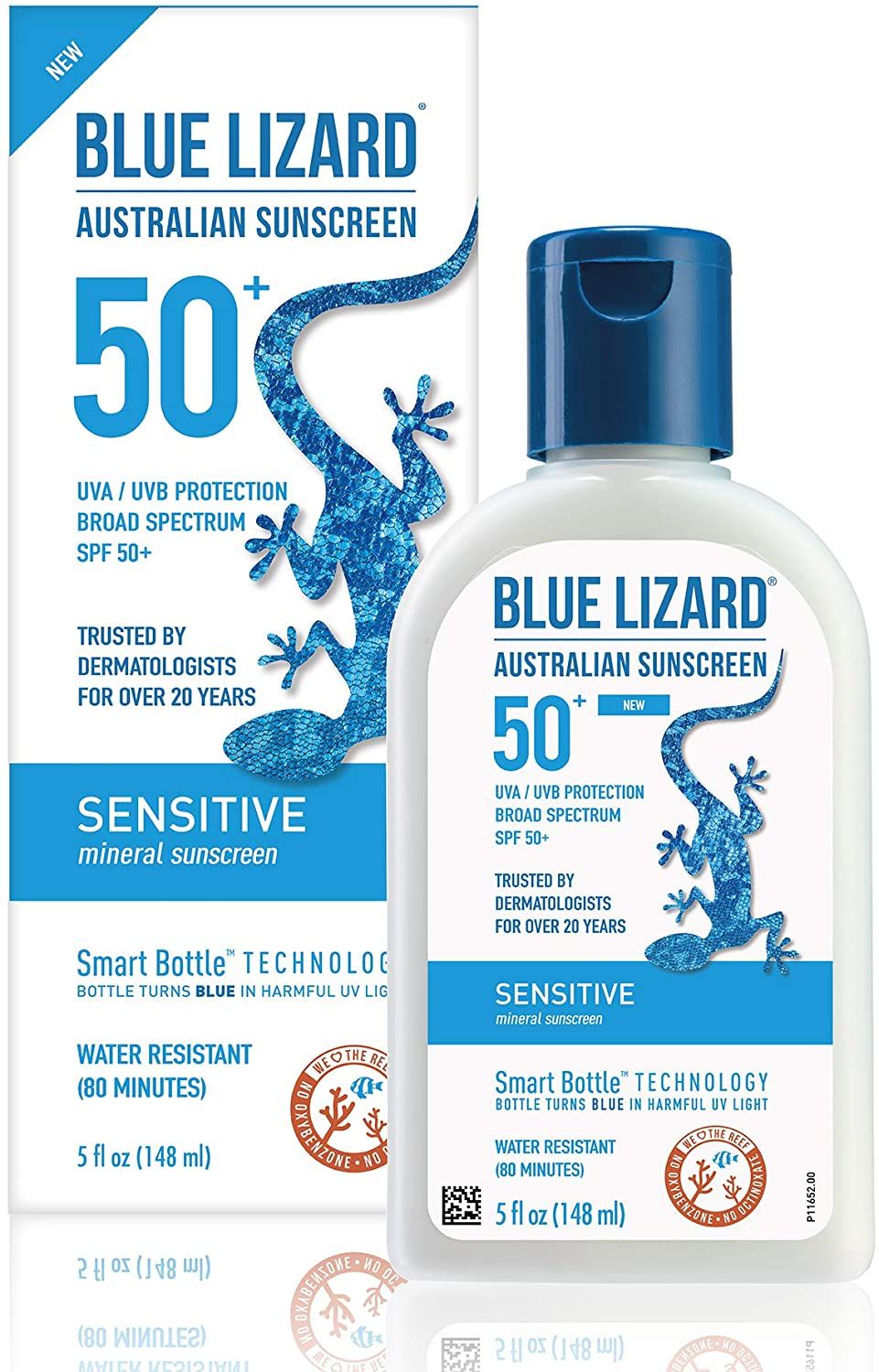 Australian Sunscreen - Blue Lizard Sensitive - UVA/UVB SPF 50+