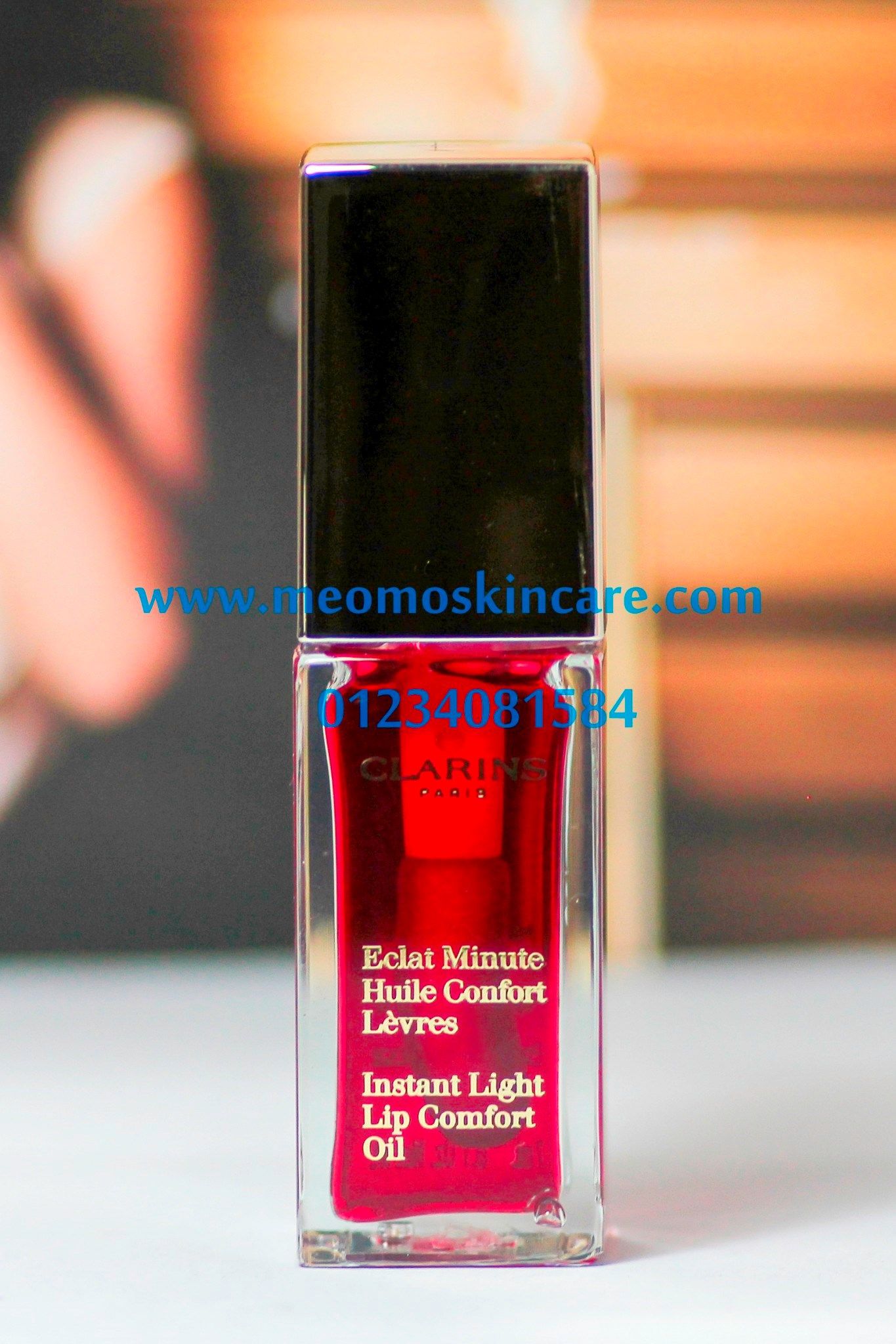 Clarins Instant Light Lip Comfort Oil - Dầu dưỡng môi màu 03 red berry